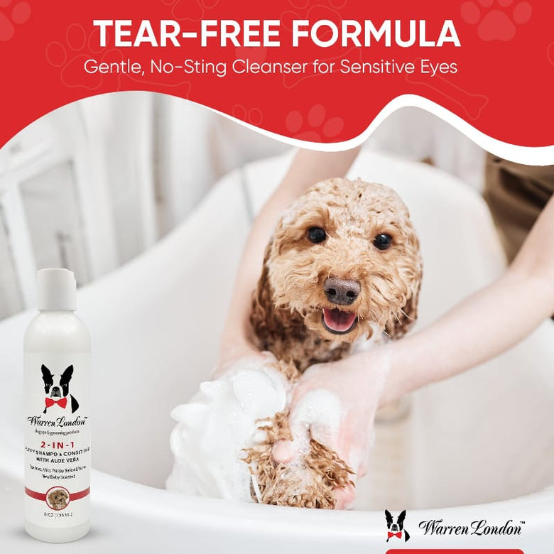 Warren London Pet Grooming Supplies 2-in-1 Puppy Shampoo & Conditioner