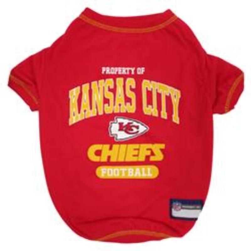 Pets First Tee's S Kansas City Chiefs Dog Tee