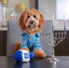 Hanukkah Holiday Season Talking Dreidel Plush Dog Toy