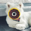 Gingerbread Donutz Christmas Holiday Plush Squeaky Dog Toy