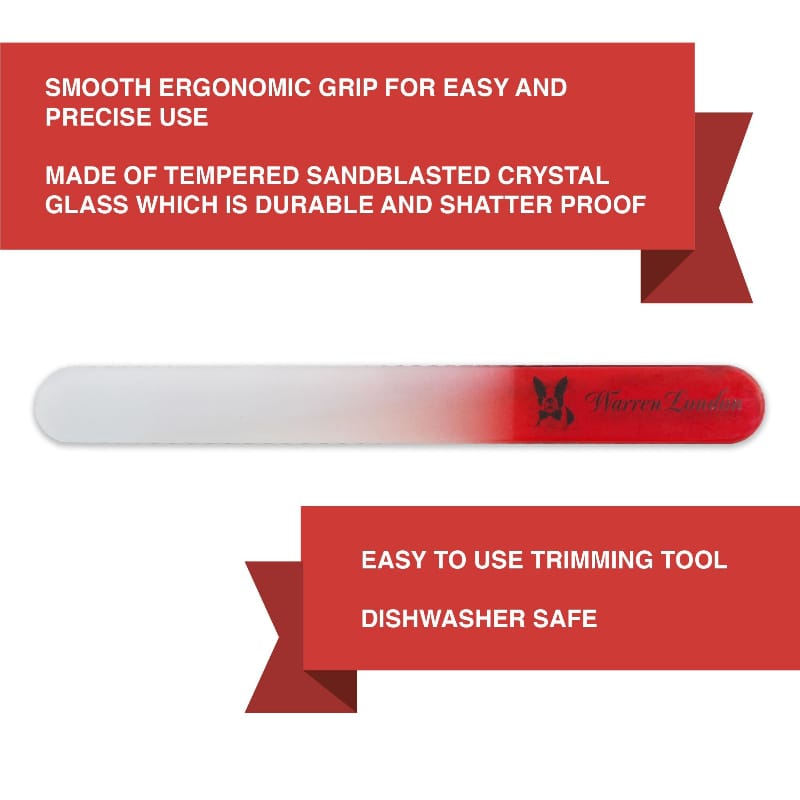 Warren London Spa Product Glass Nail File for Dogs