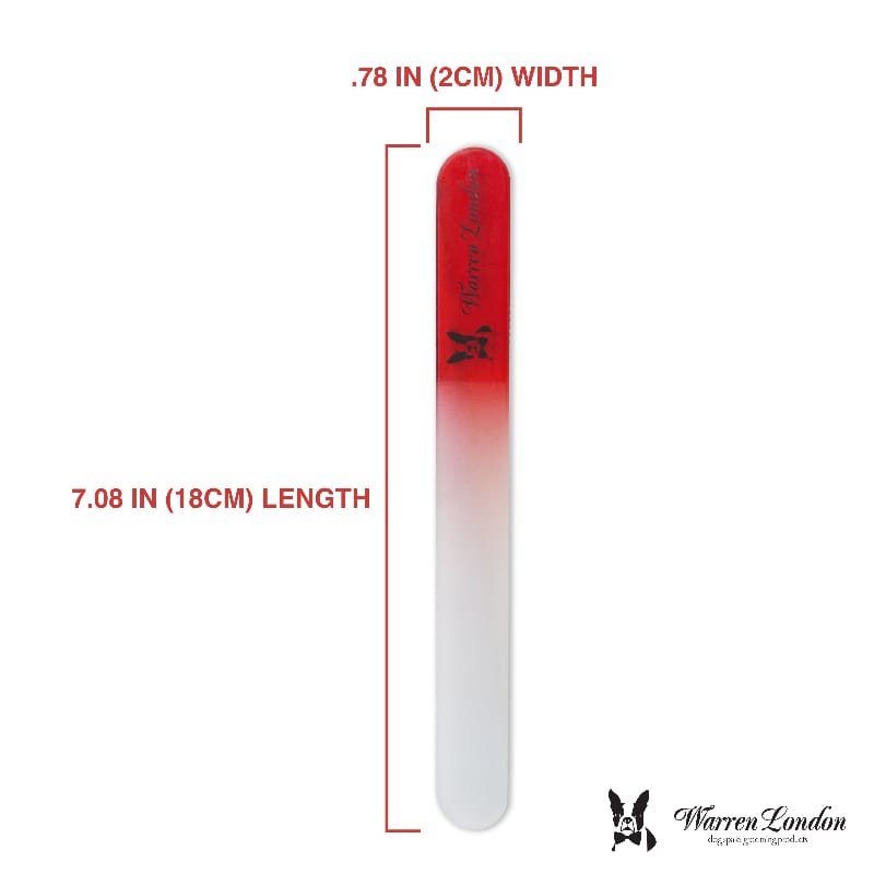 Warren London Spa Product Glass Nail File for Dogs