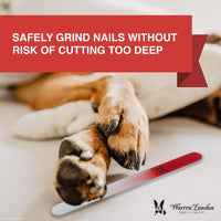 Warren London Spa Product Glass Nail File for Dogs