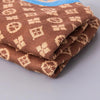 AE-DPSS SWEATERS Luxury Pet Sweater - Brown & Tan Patterned with Teal Trim