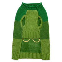 Gingerbread Man Green Christmas Holiday Dog Sweater