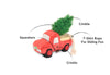 Home for the Holidays Holiday Hauler Christmas Truck Plush Squeak Dog Toy