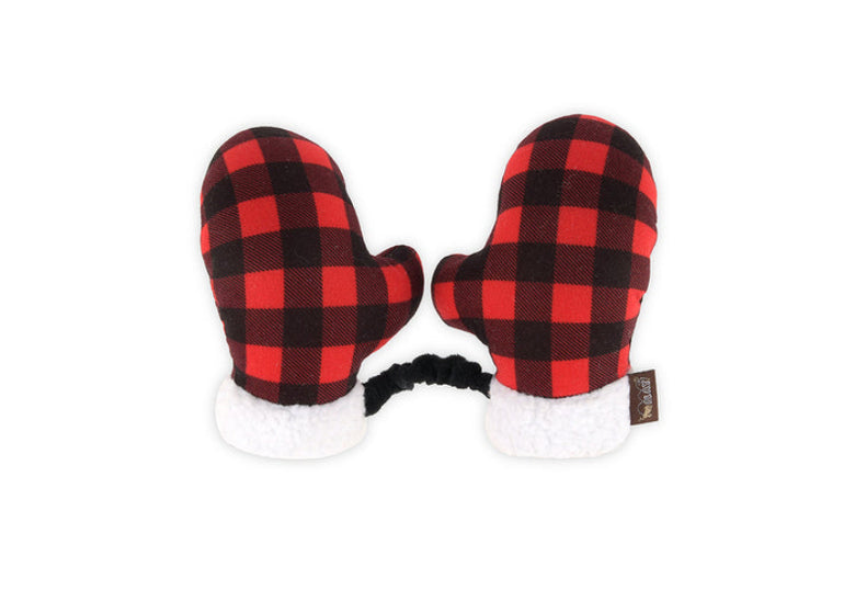 Home For the Holidays Paw Warmers Christmas Plush Squeakers Dog Toy