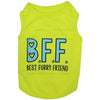 Parisian Pet® Tee's MD B.F.F. Best Furry Friend Lime Green Dog Tee