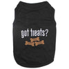 Parisian Pet Tee's MD Got Treats? Black Dog T-Shirt