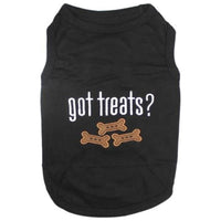 Parisian Pet Tee's MD Got Treats? Black Dog T-Shirt