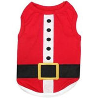 Parisian Pet Tee's XXS Santa Claus Outfit Embroidered Dog T Shirt