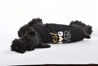 "Best Dog Ever" Black & Gold Embroidered Dog Tee