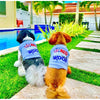 Parisian Pet Tee's Red, White and Woof Pet Tee