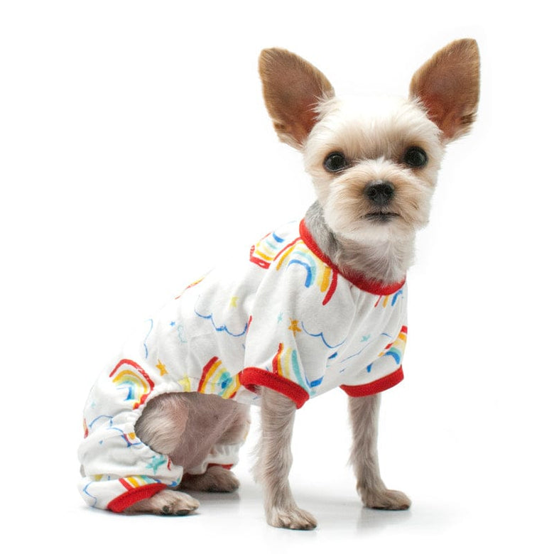 DogoPet.com Pajama Dogo PJ Rainbow