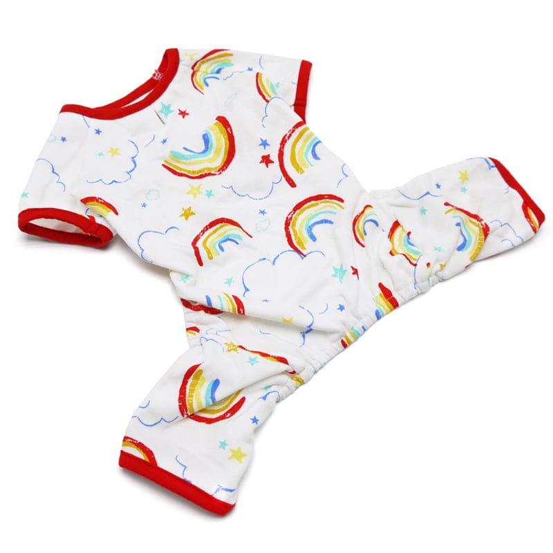 DogoPet.com Pajama Dogo PJ Rainbow