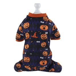 AE-FANTASYH&G dog apparel S Halloween Pumpkins Print Pet Jumper