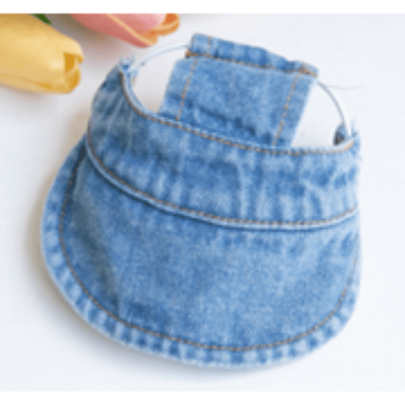AE-GOUGOU Hats S Denim Pet Cap
