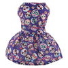 AE-FANTASYH&G dog apparel S Halloween Day Of The Dead Skull Dog Dress