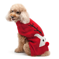DogoPet.com Sweater Red Nose Reindeer Sweater