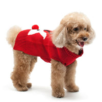DogoPet.com Sweater Red Nose Reindeer Sweater