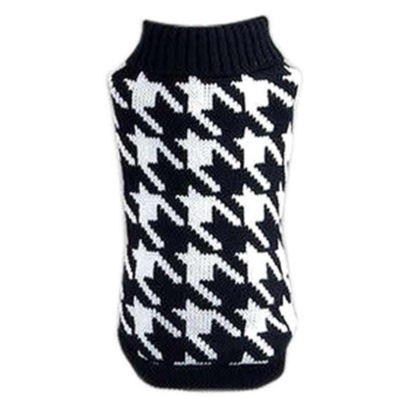 Parisian Pet® Dog Apparel LG Houndstooth Dog Sweater - Only Available in Size LG