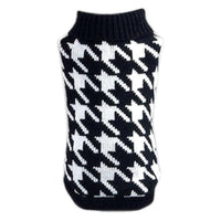 Parisian Pet® Dog Apparel LG Houndstooth Dog Sweater - Only Available in Size LG