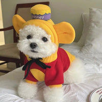 AE-SWAGPET dog apparel Pooh Dog Costume