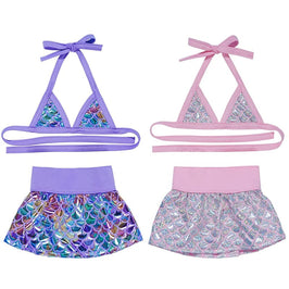 AE-GURU Swimwear XS / Prpl Mermaid Pet Bikini - 2 Piece