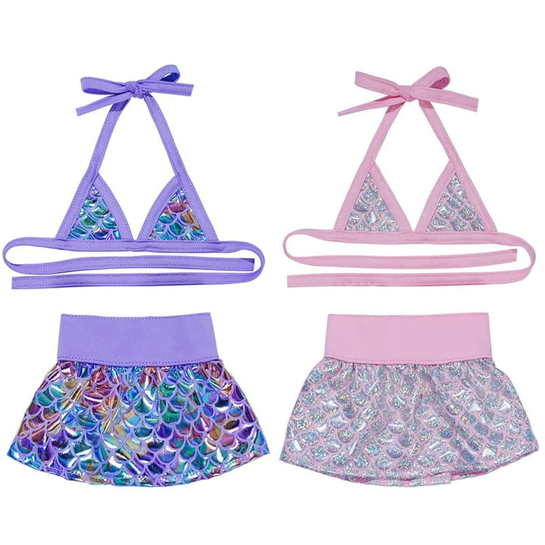 AE-GURU Swimwear XS / Prpl Mermaid Pet Bikini - 2 Piece