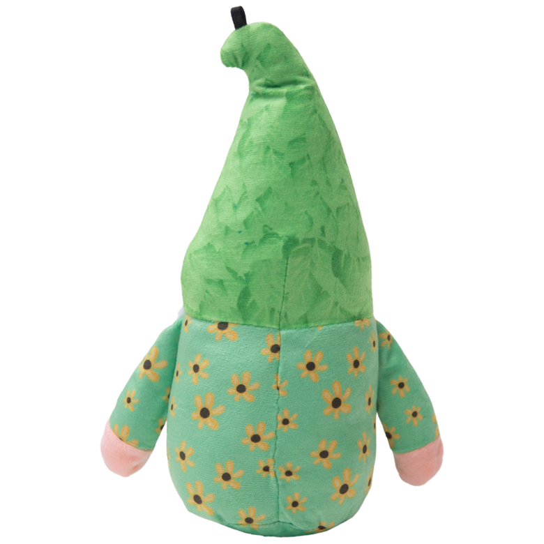 Meadow the Gnome Green Plush Squeaky Dog Toy - 10"