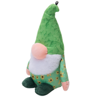Meadow the Gnome Green Plush Squeaky Dog Toy - 10"