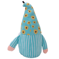 Sunny the Gnome Blue Plush Squeaky Dog Toy - 10"