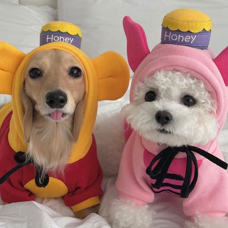 AE-SWAGPET dog apparel Pooh Dog Costume