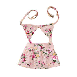 AE-HHS Swimwear Pink / SM Floral Pet Bikini - 2 Piece