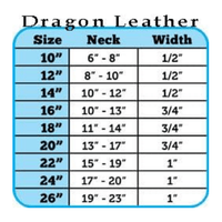 Mirage Pet Products Collars One Row Clear Jeweled Dragon Skin Genuine Leather Dog Collar