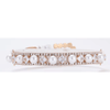 AE COLLARS XS Bling Faux Prls White and Silver Pet Collar