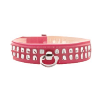 Mirage Pet Products Collars 10" / Pnk Patent Jewel Collar