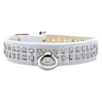 Mirage Pet Products Collars 10" / Whte Patent Jewel Collar