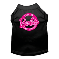 Mirage Pet Products dog apparel Come on Brbie Let's Go Party Dog Tee!