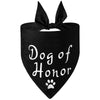 AE-SUCADO Bandanas BLK Dog of Honor Paw Print Bandana - Blk or Wht