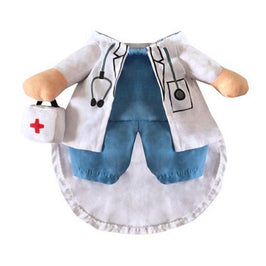 AE-FLS dog apparel S "Here Comes the Doctor" Dog Costume