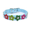 AE-SHOP1102 COLLARS LtBl / XS Beautiful Spring Flowers Dog Collars - Multiple Colors