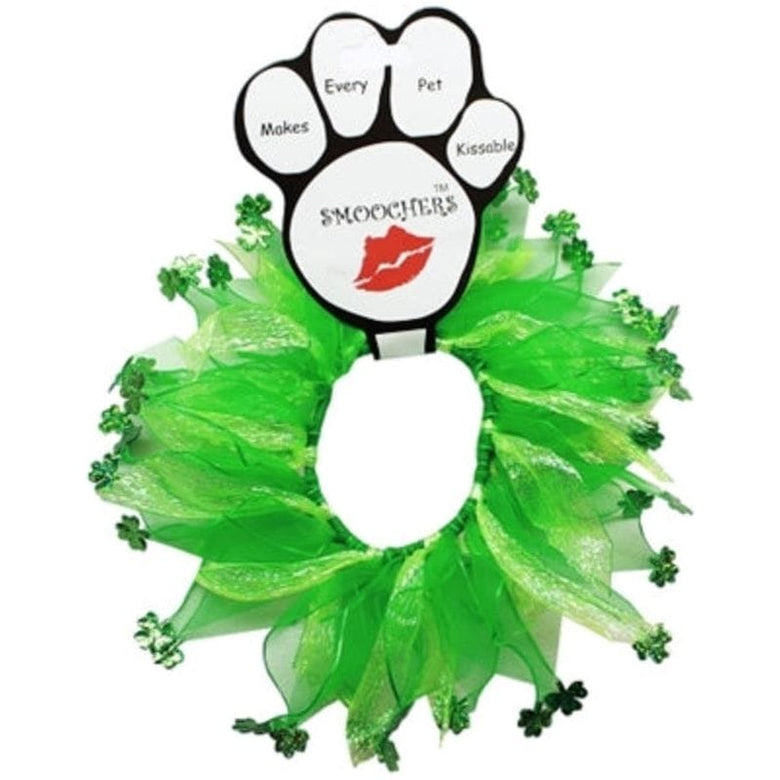Mirage Pet Products Collars S St. Patrick's Day Green Shamrock Pet Smoochers