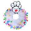 Birthday Celebration Fuzzy Wuzzy Colorful Pom Pom Pet Smoochers