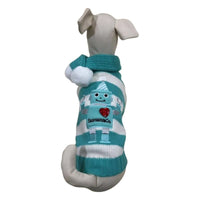 luna blue SWEATERS S Sniffany Robot Heart Pet Sweater and Scarf