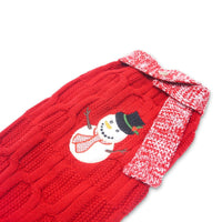 DogoPet.com Sweater Snowman Scarf Sweater
