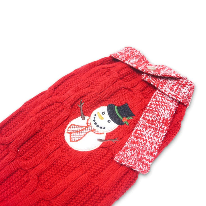 DogoPet.com Sweater Snowman Scarf Sweater