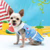 Summer Beach Blue with Colorful Sailboats Dog Dress