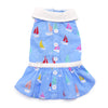 Summer Beach Blue with Colorful Sailboats Dog Dress