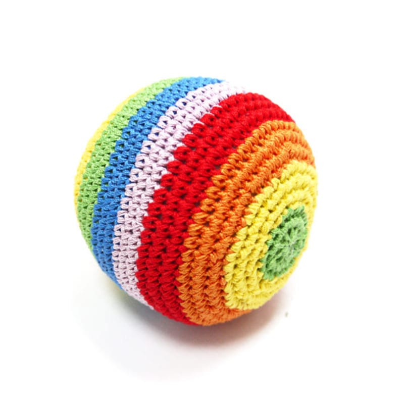 DogoPet.com Crochet Toys Rainbow Ball Crochet Toy